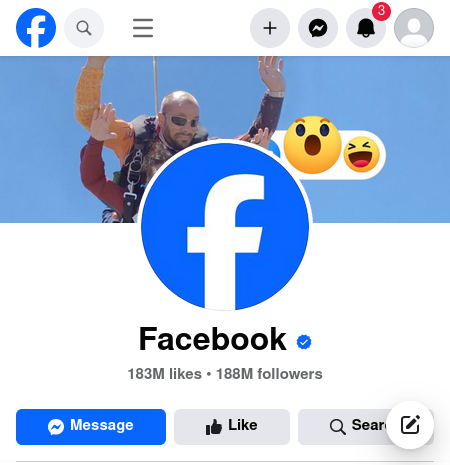 Facebook official page