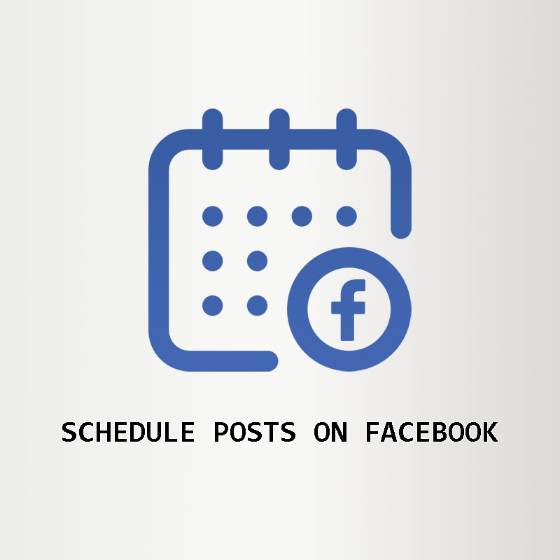 Schedule posts on Facebook