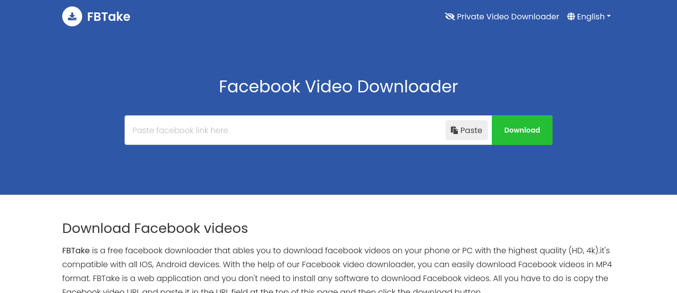 facebook video downloader tool
